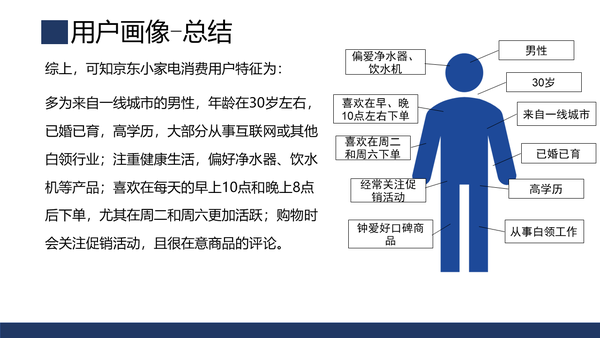 用户画像京东平台小家电用户画像分析报告附代码