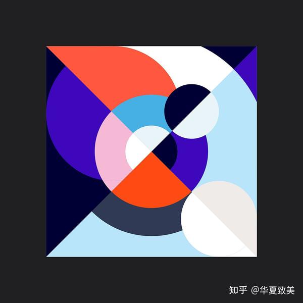 色彩构成海报表现