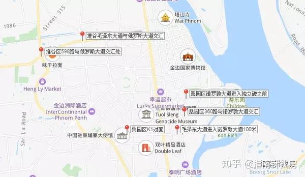 金边西港交通罚款固定点大曝光内附交警站点地图