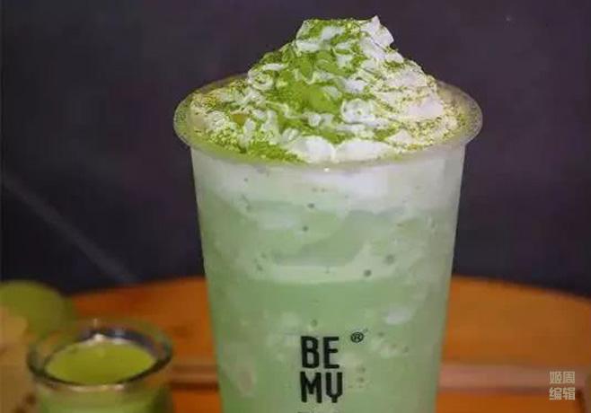 抹茶雪顶冰diy图文爱上这杯冰爽草木绿