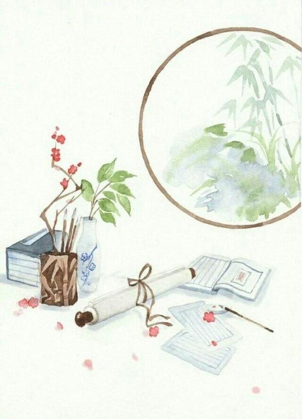 亲们可以推荐下那种特别古风,浅色系为主,而且小清新点的头像呢?