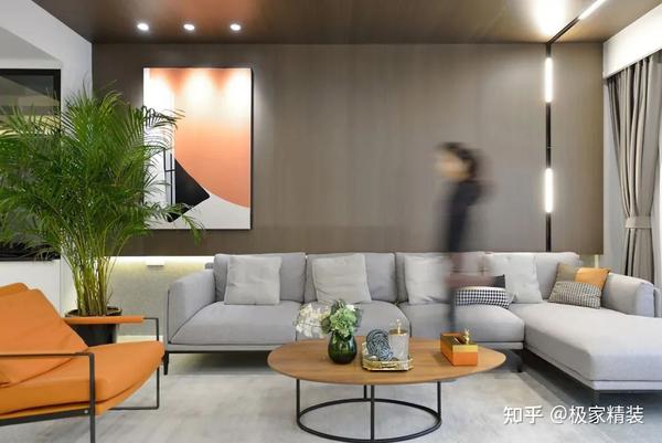 【极家精装精选案例】210联排别墅现代轻奢风格装修