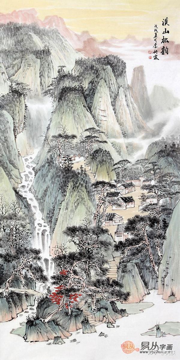 山东装饰画|国画山水画