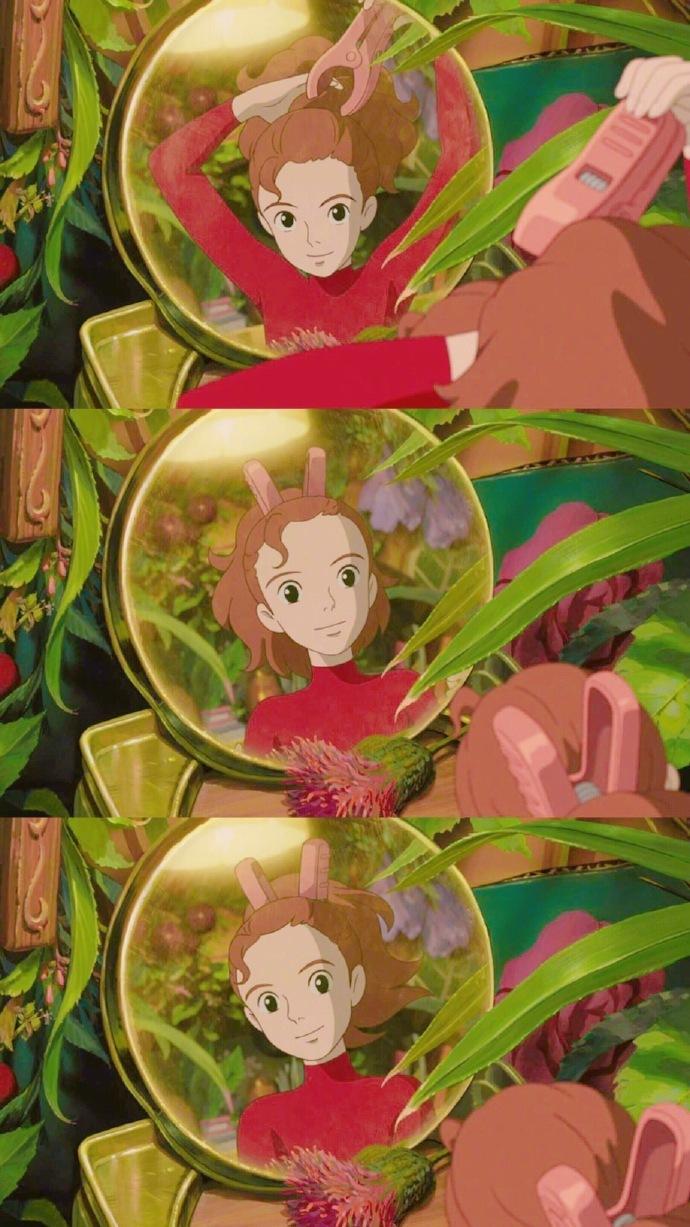 手机壁纸——搬东西的小人艾莉缇亚
