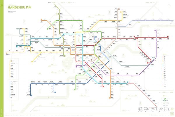 杭州轨道交通图 2022 / 2019