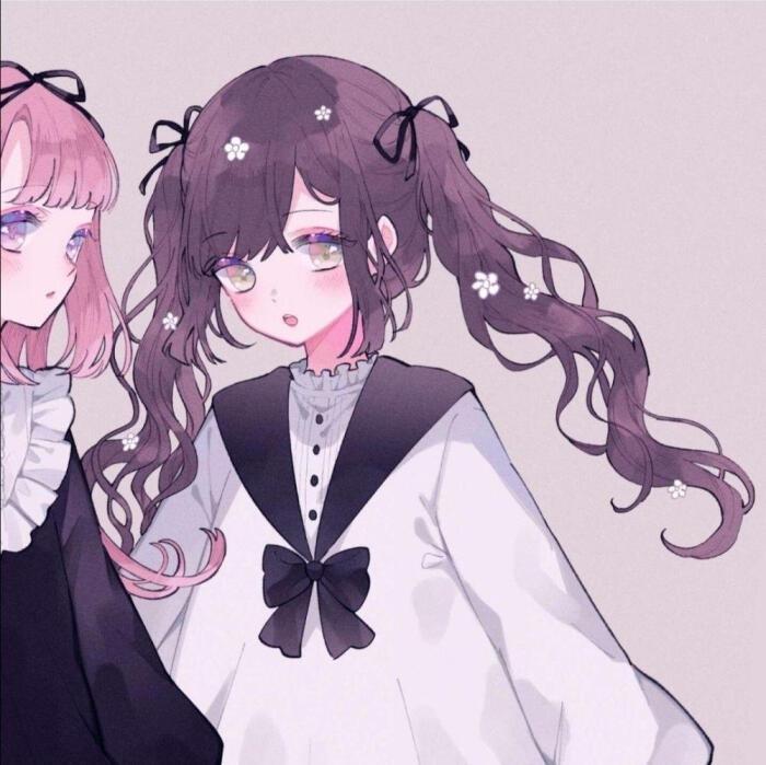 二人闺蜜头像 知乎