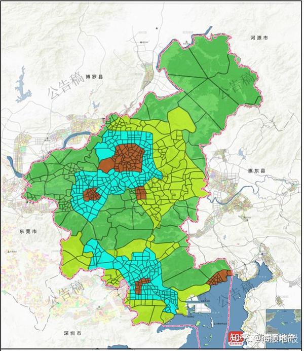 市区步行分区规划图