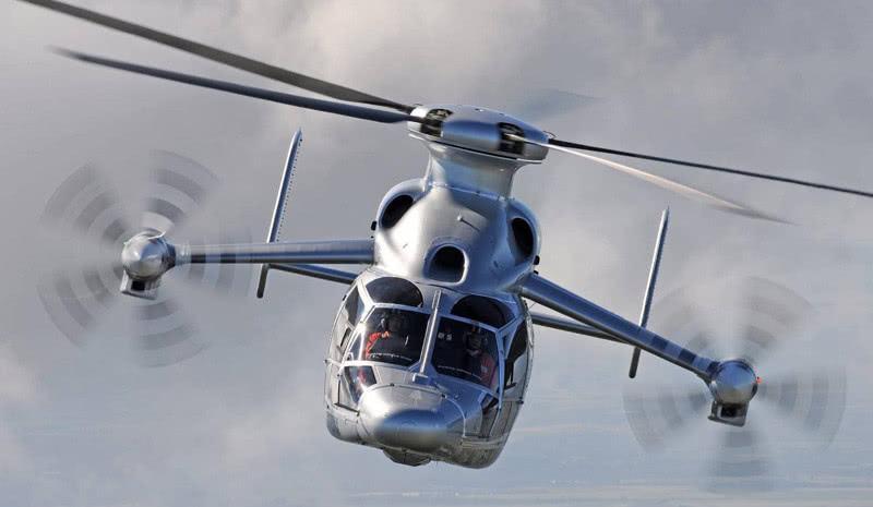 盘旋时,易出现失控的机动能力差的问题,欧洲的x-3直升机采用单主桨,无