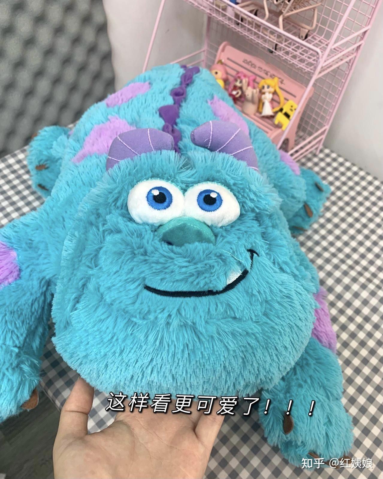 四十整一个超大只蓝毛怪!舍不得送闺蜜了!好大一只!我好喜欢!