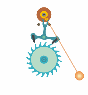 摆钟也因此诞生.