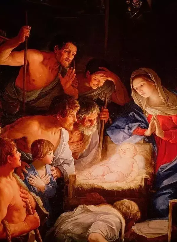 平安夜这晚:画家笔下的耶稣诞生了.