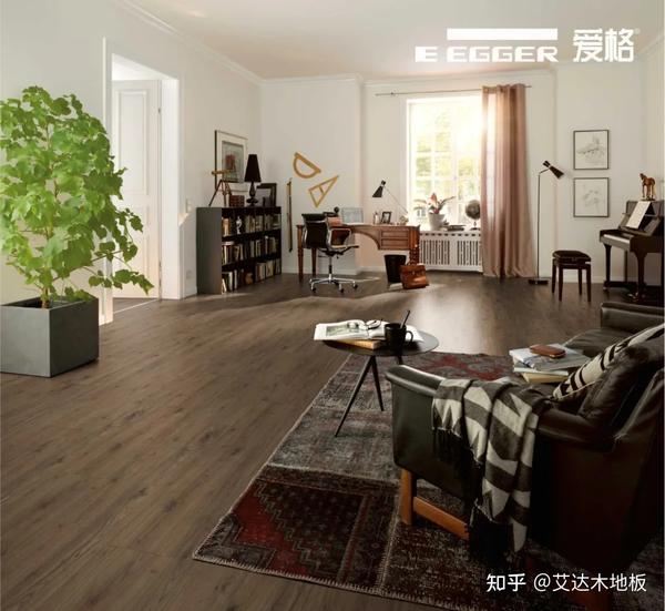 成就了黑胡桃不动声色的美,egger德国爱格纽约胡桃(浮雕面)强化地板