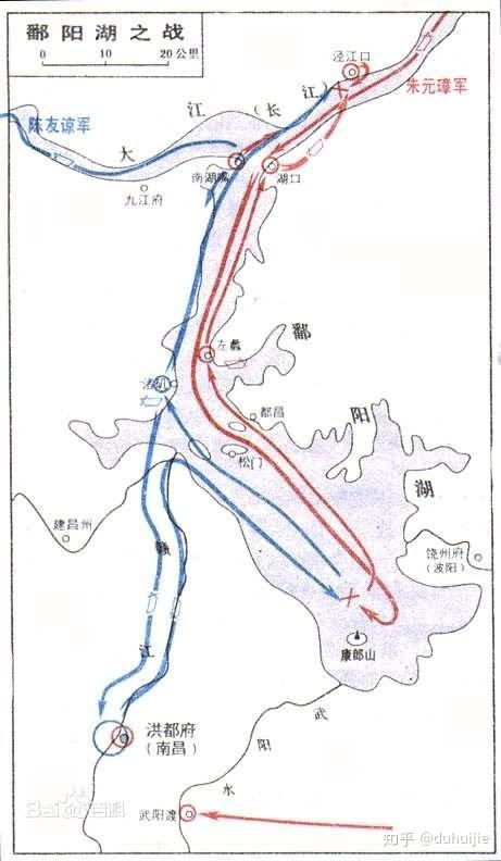 鄱阳湖之战,朱元璋如何大破陈友谅?