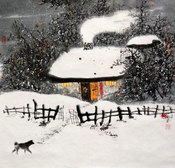 风雪夜归人,难得是清欢,最美不过人间烟火气