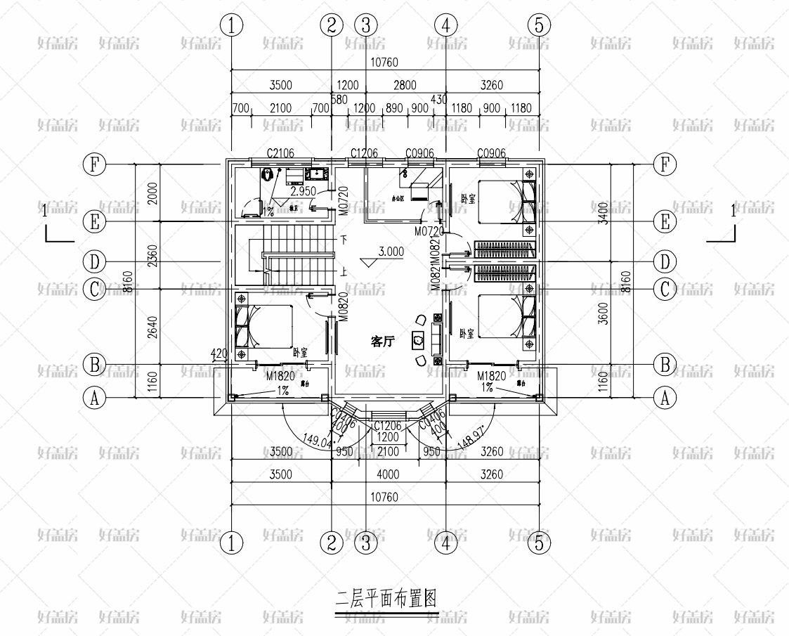 80至90平米农村别墅图,乡下自建二层平顶房 80到90平米的农村二层别墅