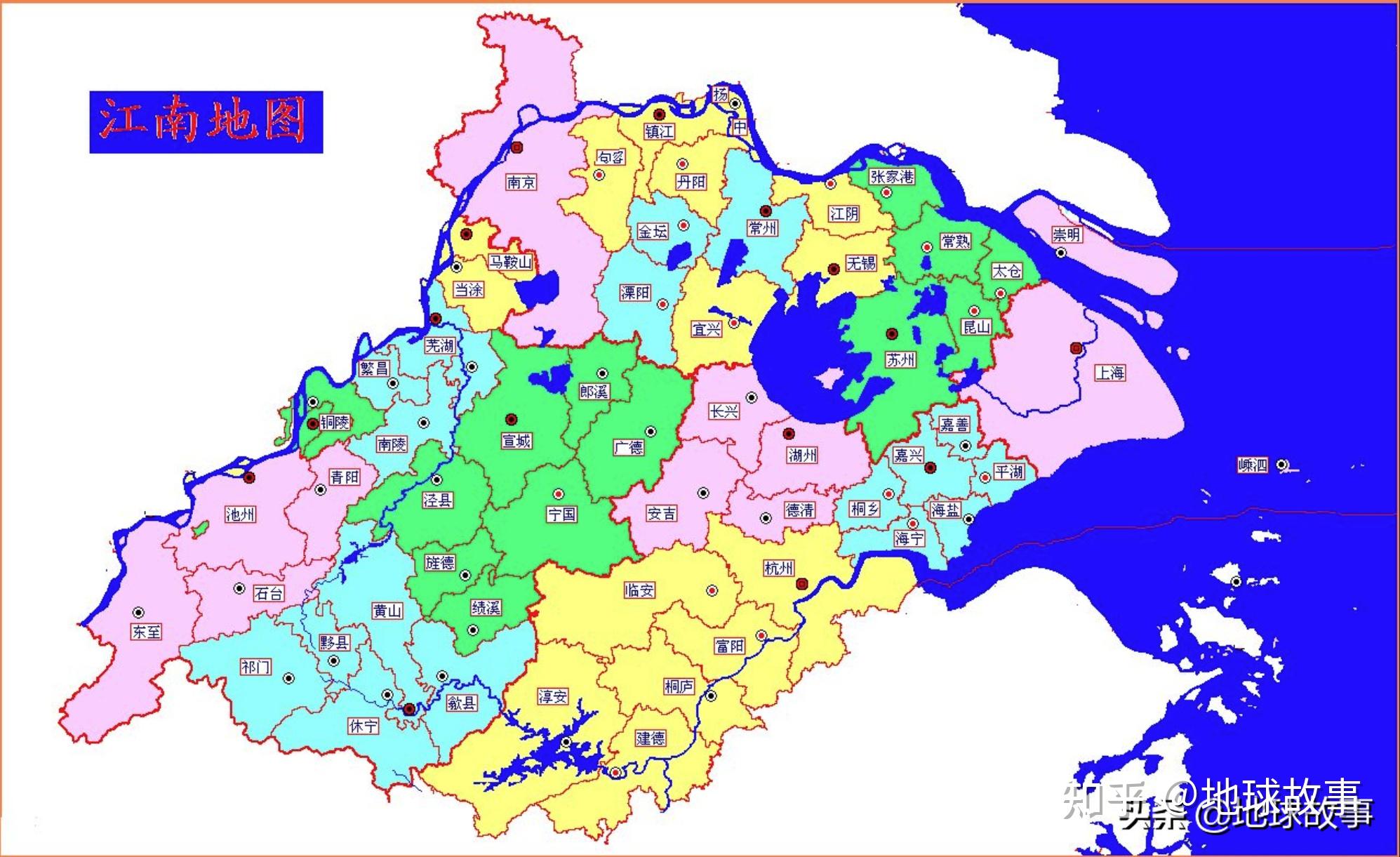 到了江水下游(以鄱阳湖为上限),到近代则近乎缩小到了苏南浙北吴语区