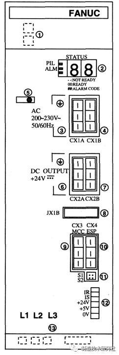fanuc数控机床电源放大器的连接