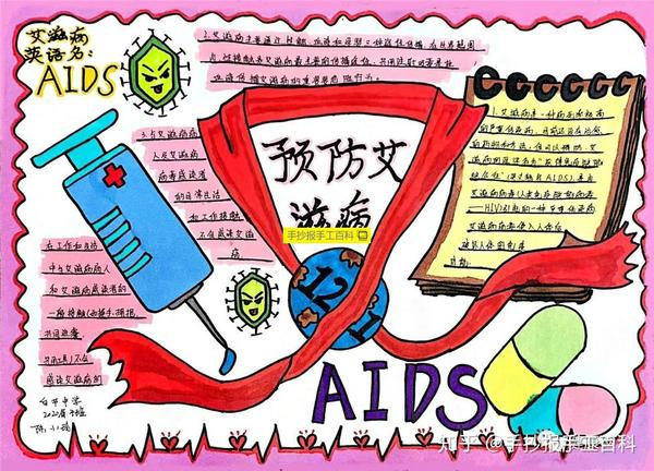 3星 适合年龄:大于8岁 图片数量:10张 适用主题: #防艾滋病手抄报小报
