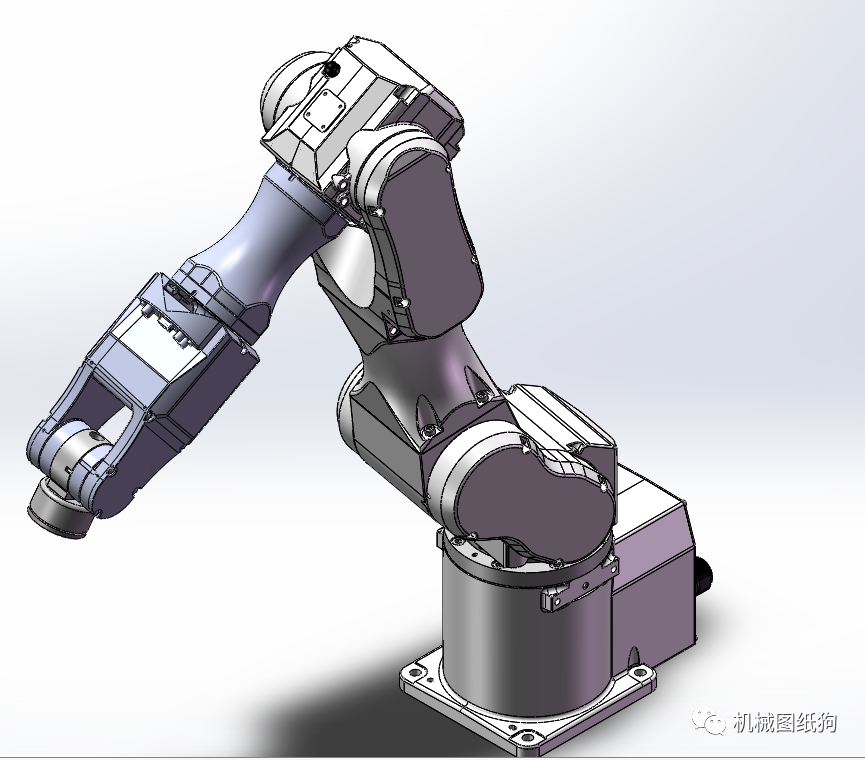 机器人jq机器人模组c4a901六轴工业机器人3d图纸solidworks设计