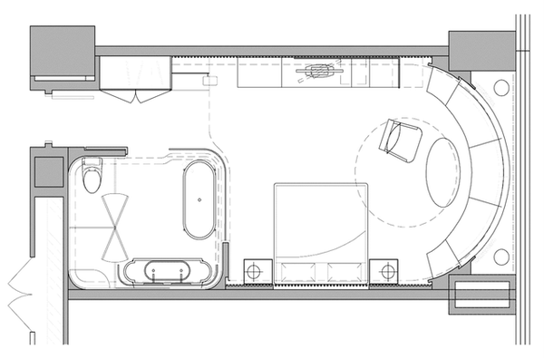 室内设计施工图案例成都五星级w酒店施工图效果图整理