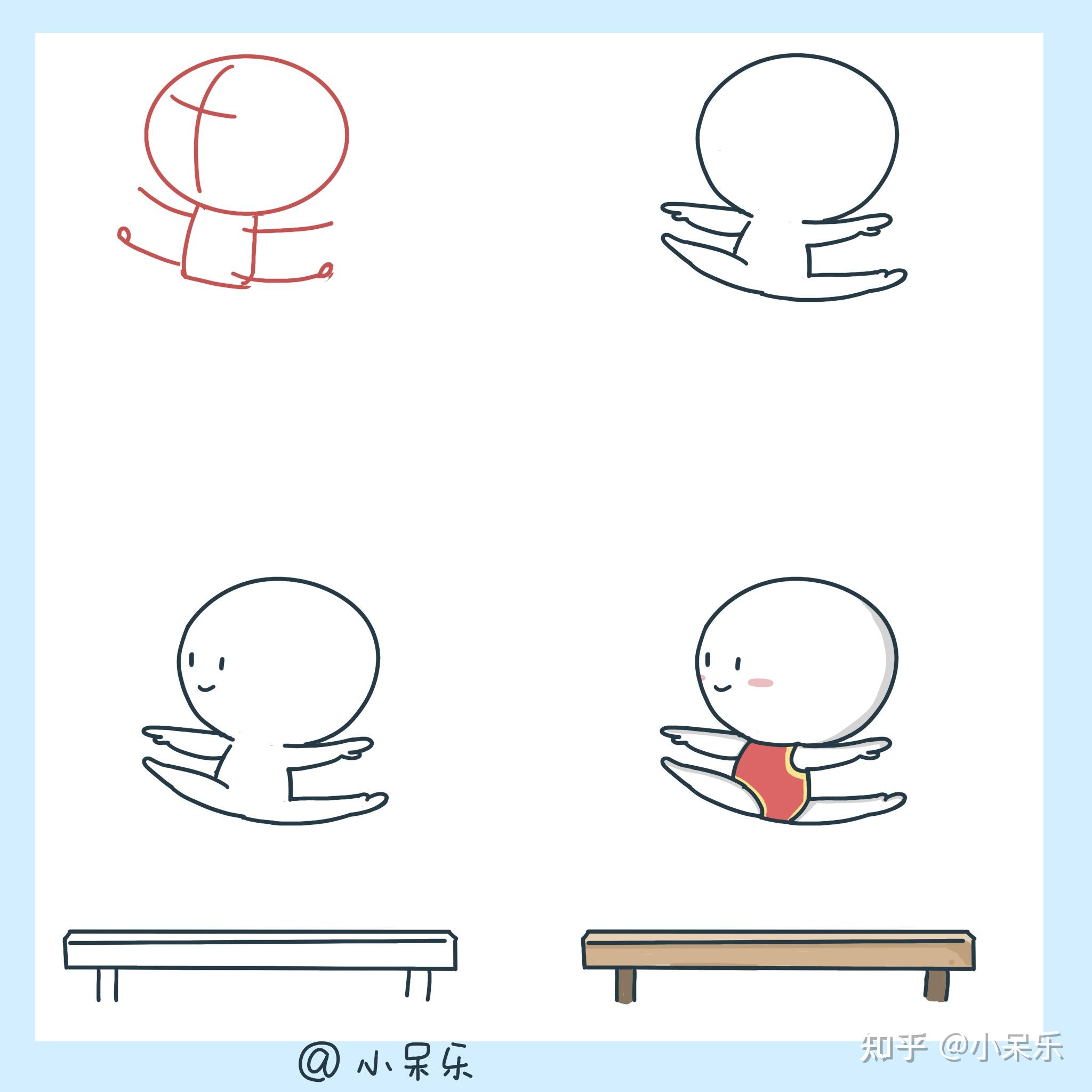 超萌的奥运简笔画系列