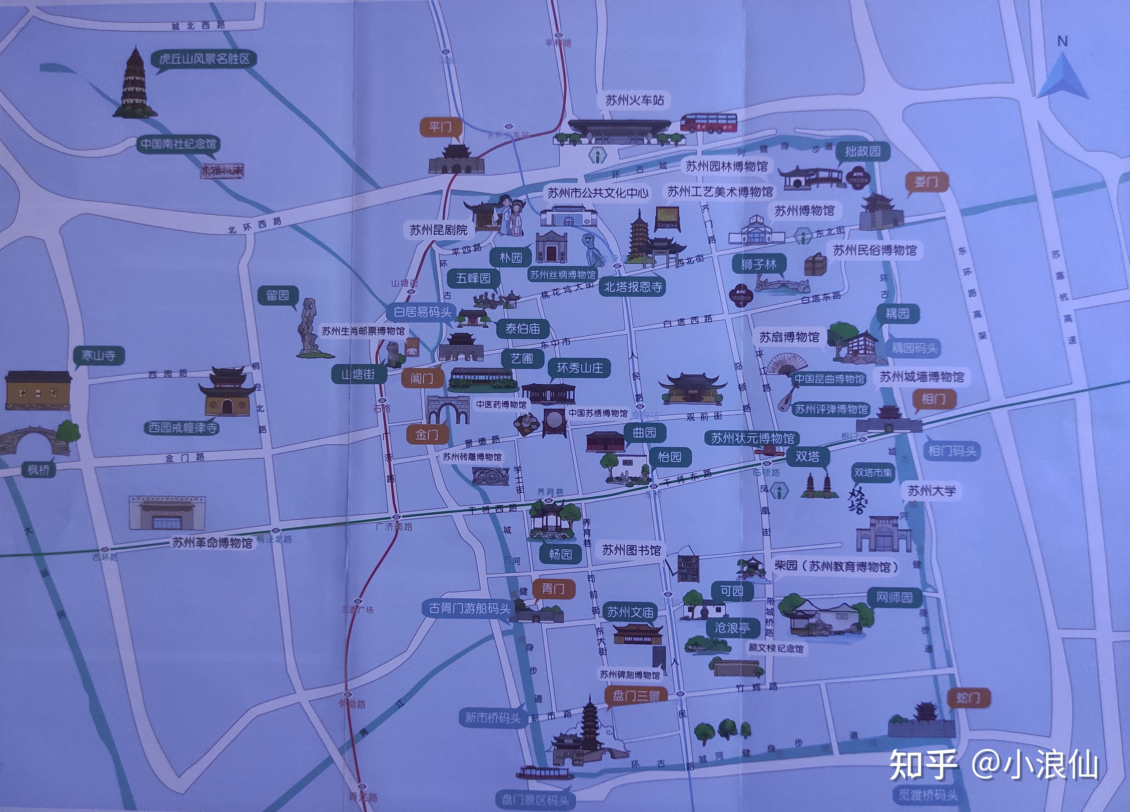 苏州旅游地图