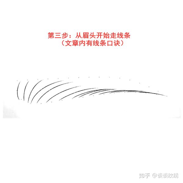 史上最详细的线条眉画法!
