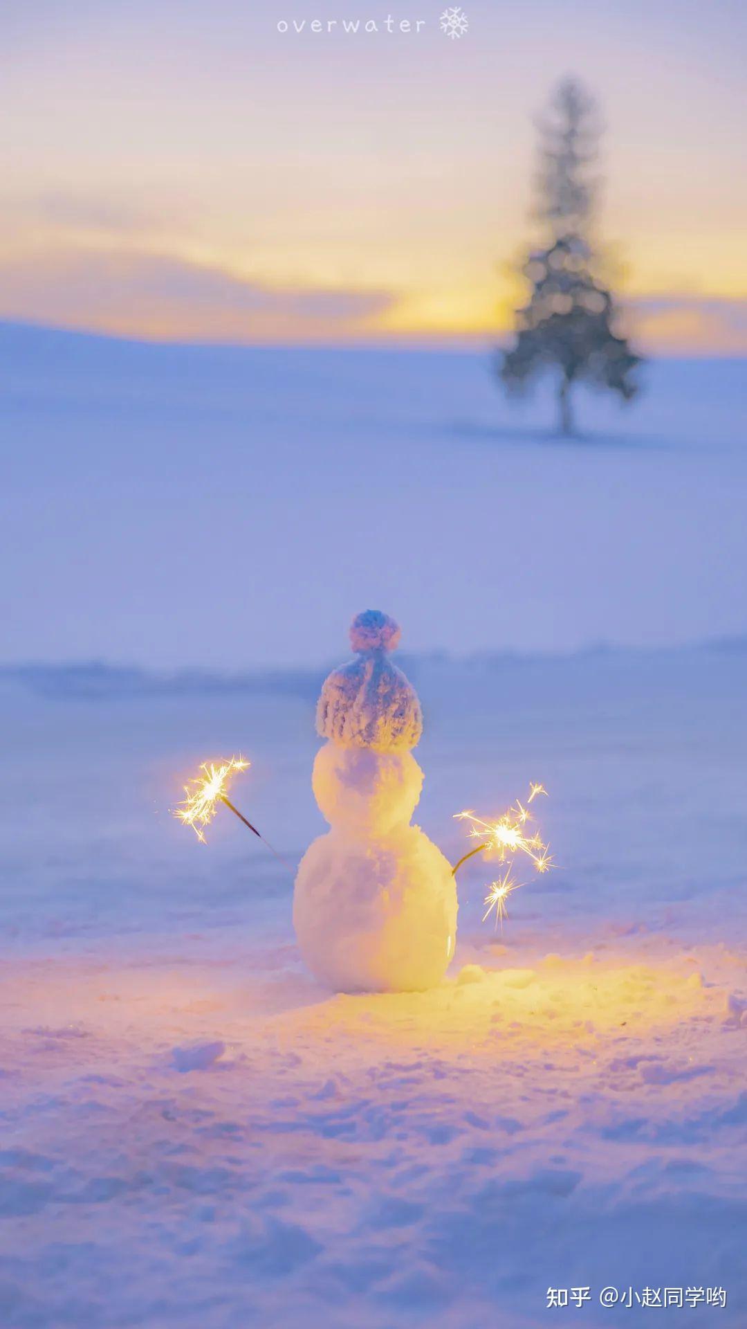 马上换北海道的烟花雪壁纸也太好看了吧