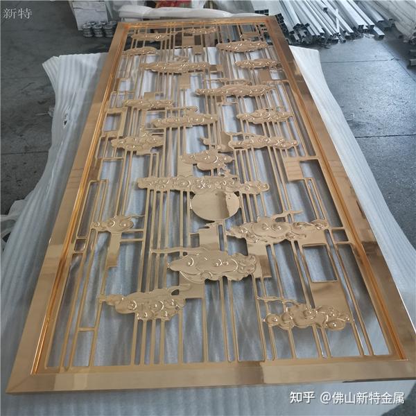 纯铜板雕刻镂空屏风你想要的这里有