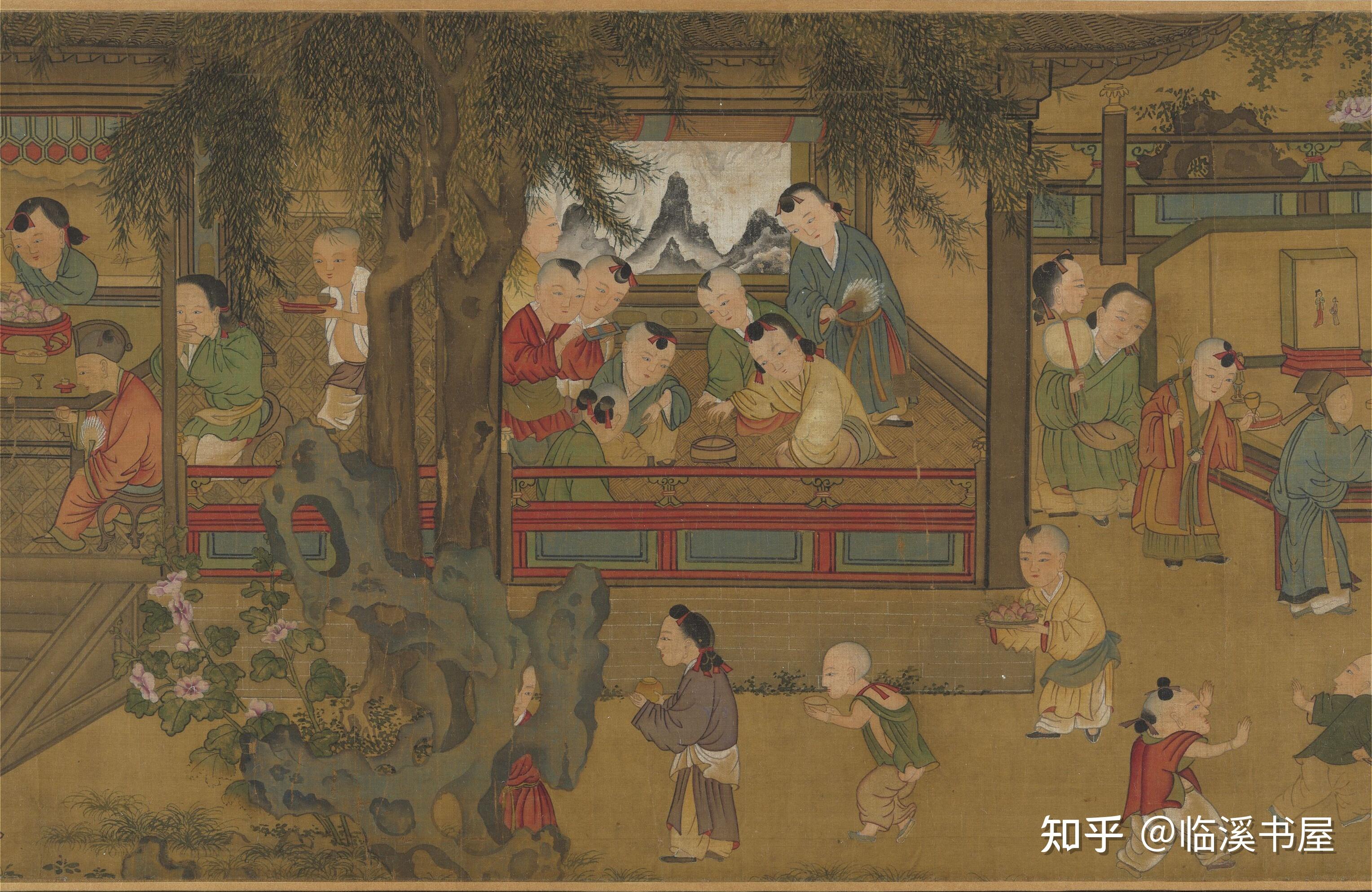35宋苏汉臣长春百子图卷宋苏汉臣(传)现藏台北故宫博物院《宋苏汉臣