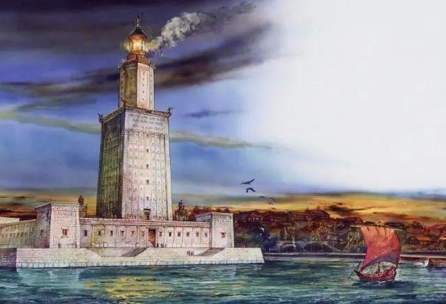 人们一般认为,亚历山大灯塔建于托勒密二世时期,由古希腊建筑师索斯