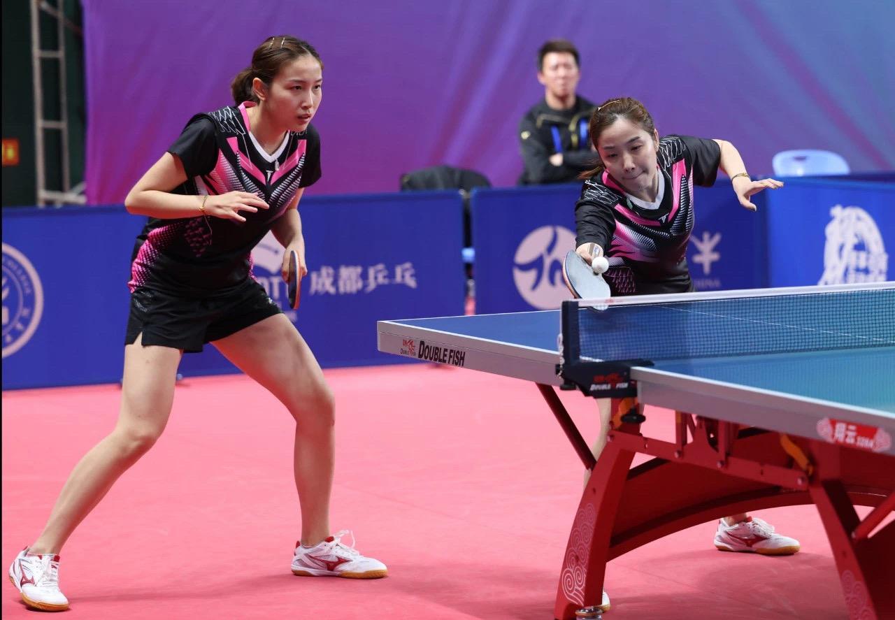 全运会乒乓球女双:16强诞生,孙颖莎王曼昱朱雨玲均晋级!