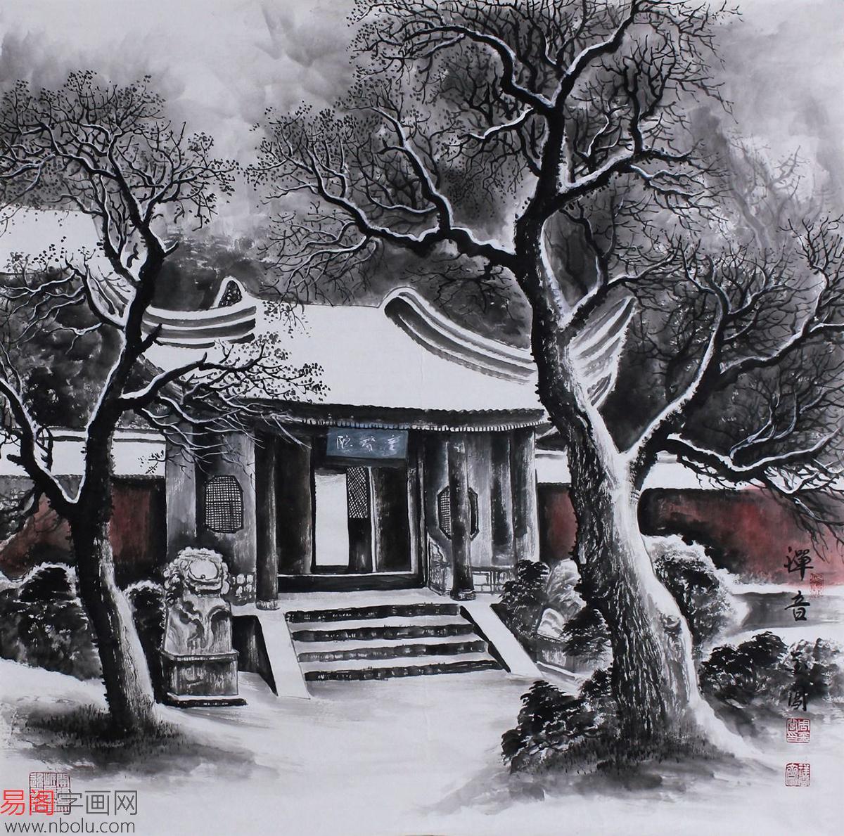 国画大师周金阊山水画作品欣赏:巍巍山河,神采飞扬!