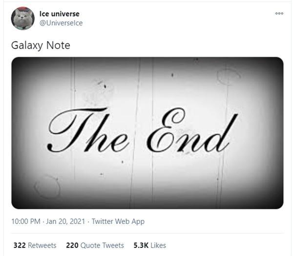 三星note系列真的绝版了?网友爆料note系列已经"the end"