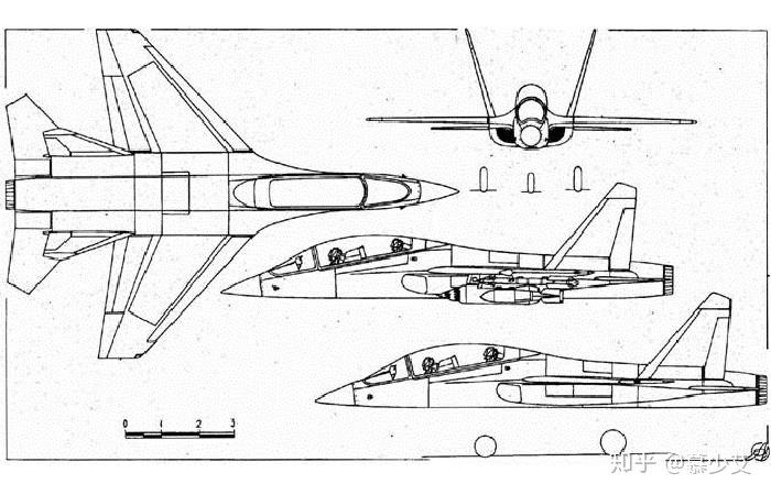 С-54前苏联/俄罗斯试验机,该机在苏27基础上改建,设计功能验证爬升