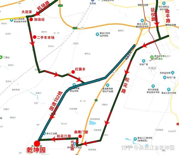 哈尔滨双城京抚公路102国道修路扩建行车路线指南