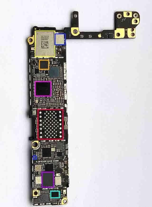 爱好维修,分享经验 以上是iphone6s/6sp主板正面常见故障,由于篇幅所