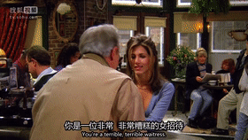 you're a terrible, terrible waitress. really, really awful.