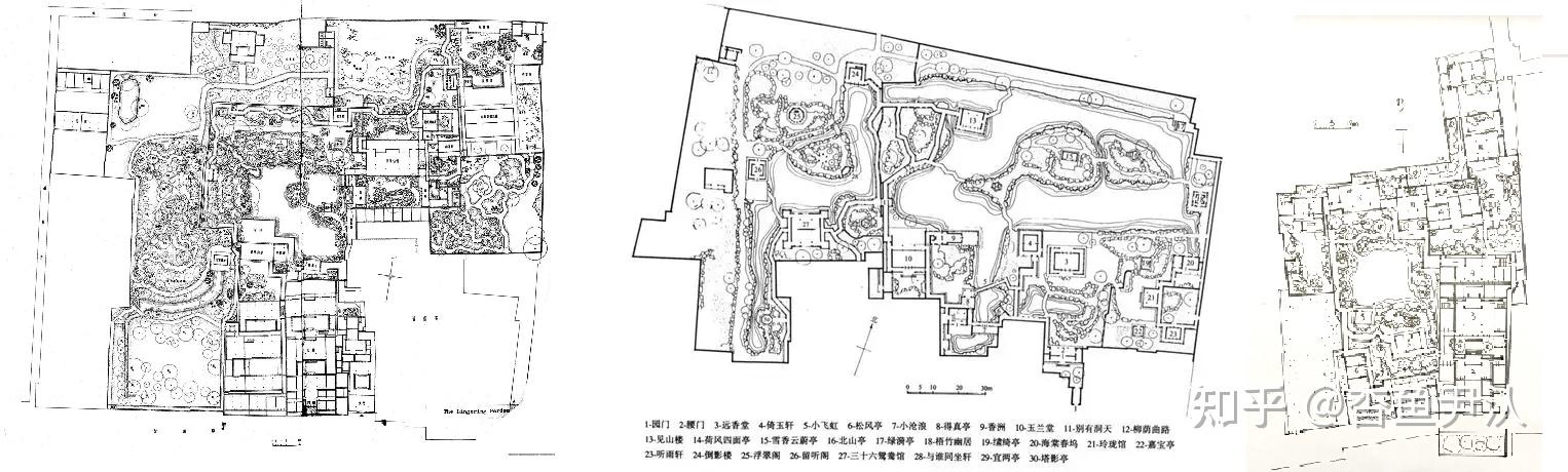 真题*19江苏扬州个园,引用:中国建筑史(第七版)p215江苏吴江退思园