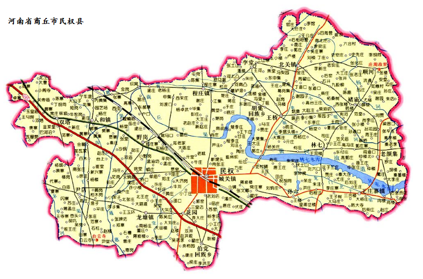 美丽而富有文化黄河故道河南省商丘市民权县