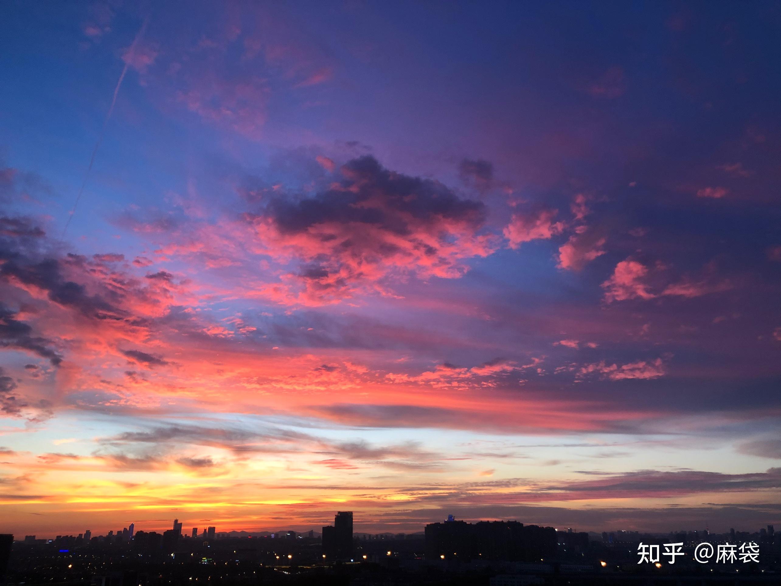 可以分享你们的晚霞或者天空照片我很爱看天空