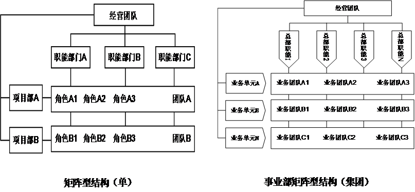 职能型结构,矩阵型结构,流程型结构之间不为人知的奥秘