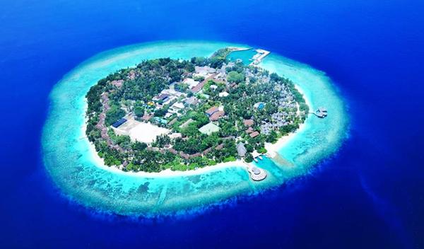马尔代夫各大岛屿卫星图和平面图汇总