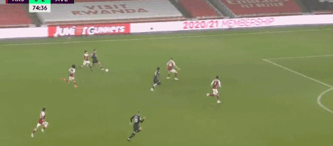 巴克利凌空传中,沃特金斯头球破门,阿森纳0-2落后