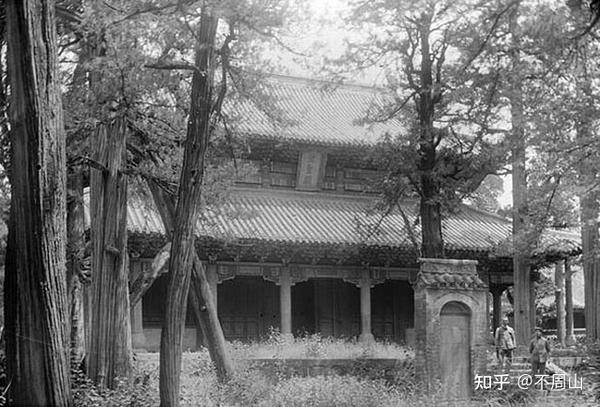 1907年山东邹县老照片,百年前的孟庙和孟母林风光