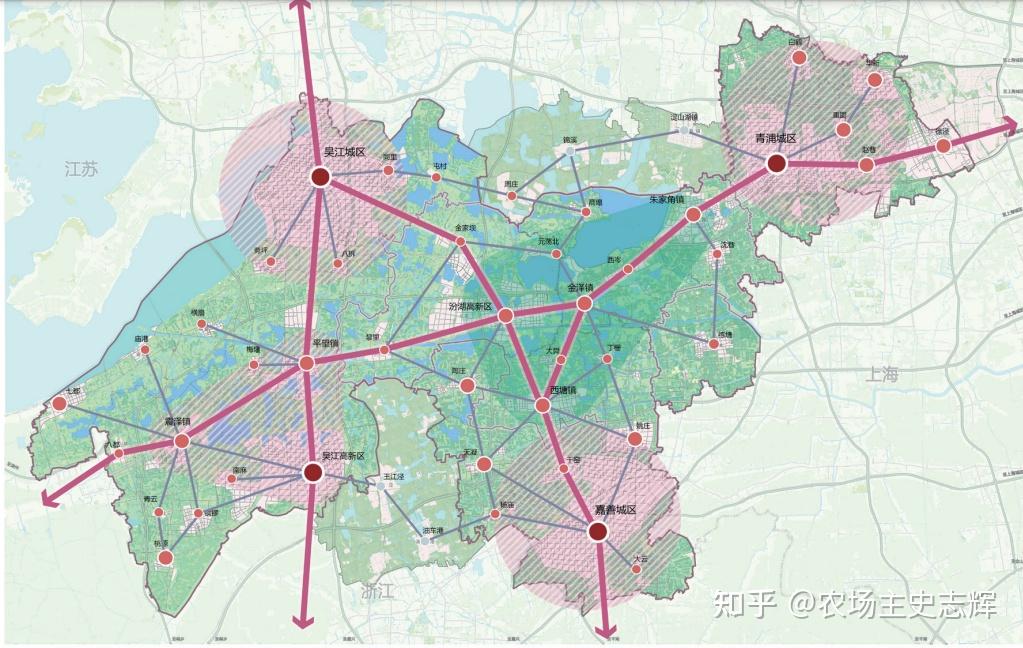 长三角概念:三大区域:水乡客厅 示范区启动区 长三角一体化 可收藏