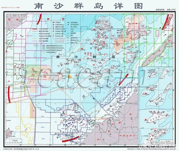 南沙群岛地图