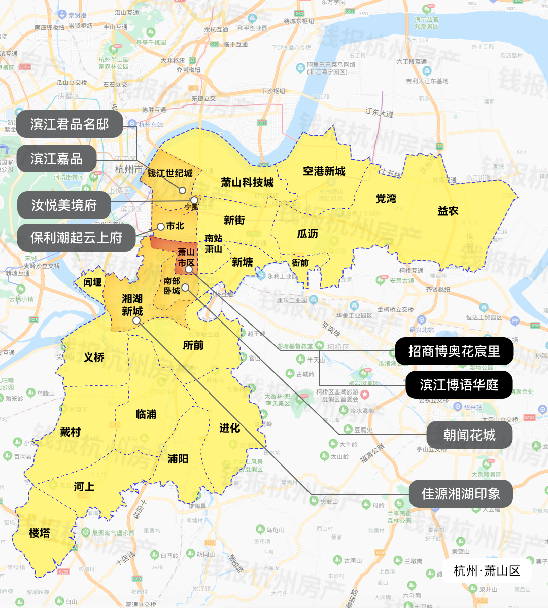 杭州市新房限售五年内不得出售地图出炉火热火热