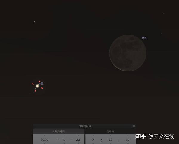 定好您的闹钟,周四早上,东方夜空可赏"木星伴月"天文奇观