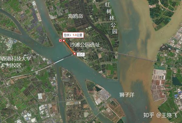 广州可在番禺海鸥岛升级红树林湿地公园,建设江海景观公园,并将地铁3